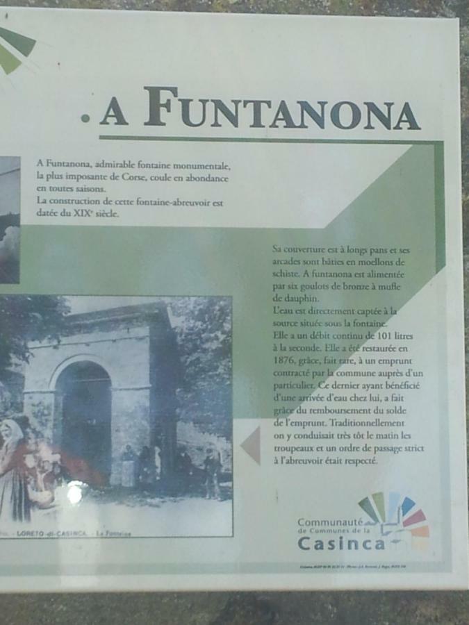 Gite La Fontaine Corse Loreto-di-Casinca エクステリア 写真